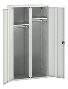 Bott Verso Basic Tool Cupboards Cupboard with shelves Verso 1050x550x2000H Partition Cupboard 2 Shelf 2 Rail